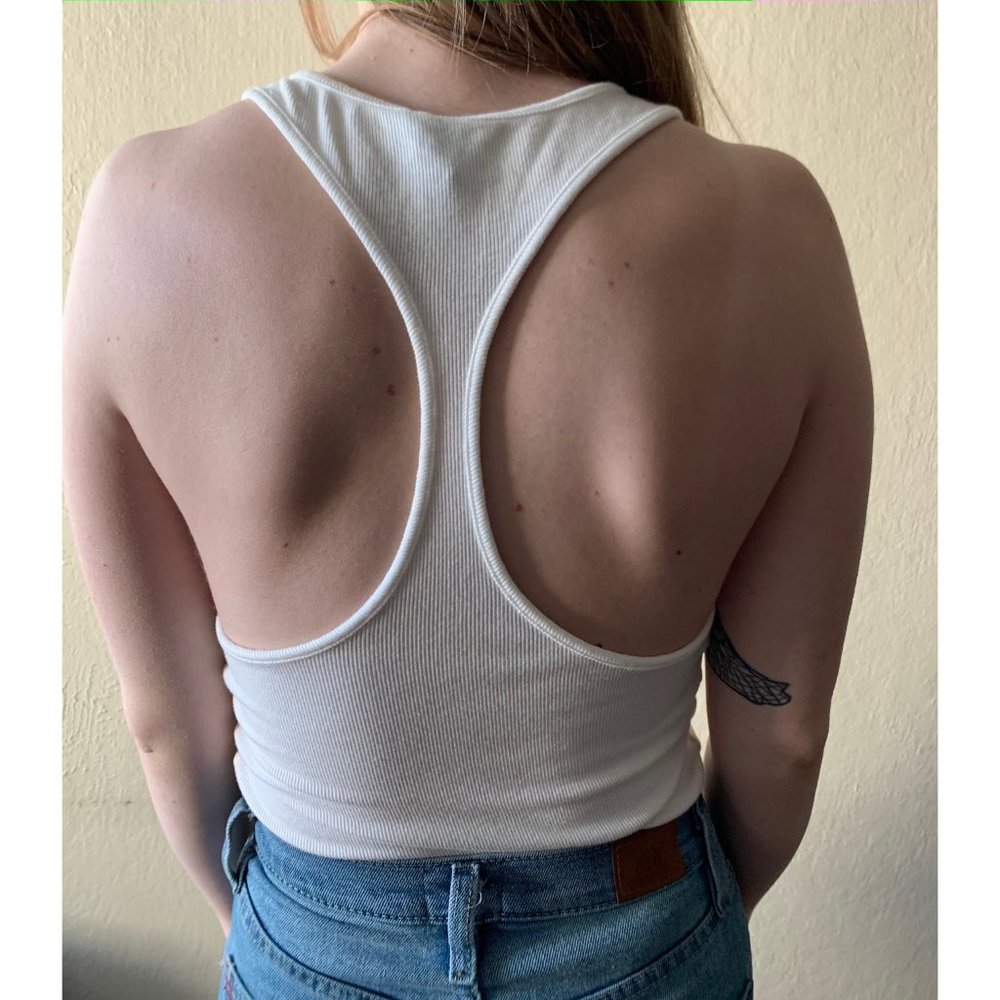 Out From Under White Button Down Tank - image 3